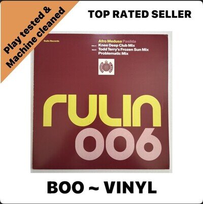 Afro Medusa Pasilda Vinyl Rulin Records Knee Deep & Todd Terry Mixes 2000 House