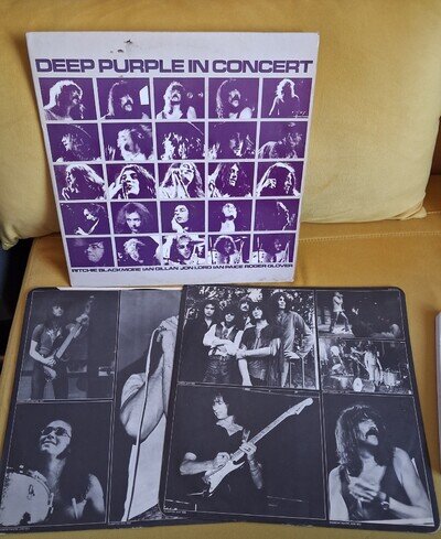 Deep Purple Vinyl Record Deep Purple In Concert LP SHDW 412