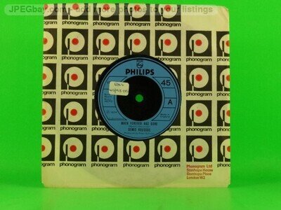 DEMIS ROUSSOS WHEN FOREVER HAS GONE (148) 2 Track 7" Single including Company Sl