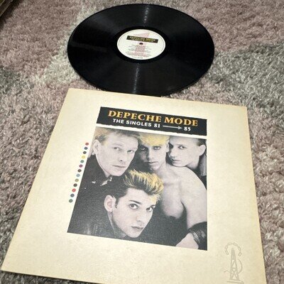 Depeche Mode The Singles 81-85 12" Vinyl LP 33RPM Stereo Mute 1985 MUTEL 1