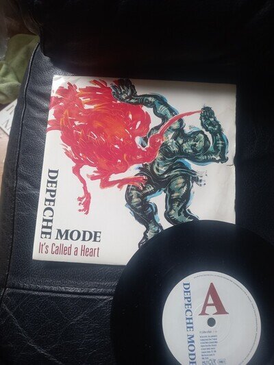 Depeche Mode - Its Called A Heart - Limited 7" With Poster Released 1985 - VG