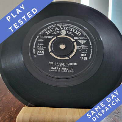 Barry McGuire – Eve Of Destruction (1965) - 7" Vinyl Single - VG+ - Free P&P