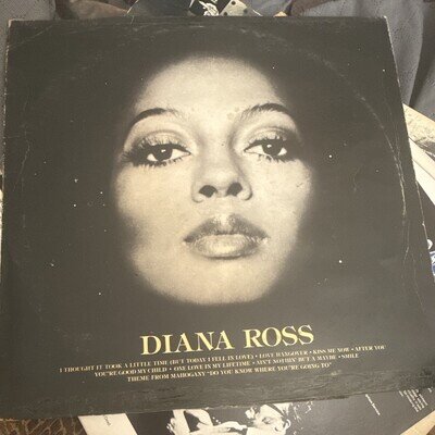 Diana Ross Diana Ross Motown 1976 12" Black Vinyl LP Soul Disco 1970s
