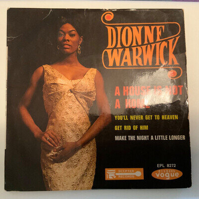 DIONNE WARWICK - FRENCH EP INC GET RID OF HIM & MAKE THE NIGHT A LITTLE LONGER
