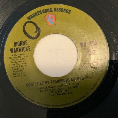 DIONNE WARWICK - I THINK YOU NEED LOVE - WARNER BROS 7669. VG+