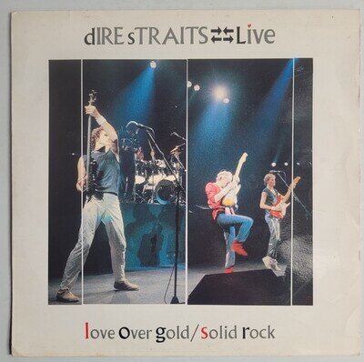 Dire Straits - Love Over Gold / Solid Rock 10" Live (DSTR 610) - VG+