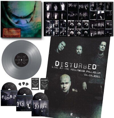 Disturbed - The Sickness 25th SUPER DELUXE Silver Vinyl LP 3 CD Box Set NEW Live