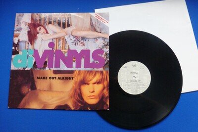 DIVINYLS-MAKE OUT ALRIGHT 12" + POSTER inc I TOUCH MYSELF (live)