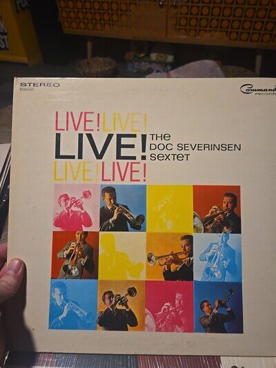 The Doc Severinsen Sextet Live! 1966 VINYL LP gate fold EX
