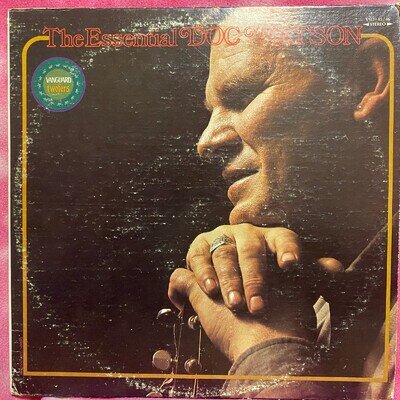 DOC WATSON The Essential Doc Watson LP 2xLP VANGUARD VSD 45/46 OG stereo NM