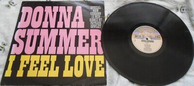 Donna Summer: I feel love 12 inch single 1982 hi NRG/ disco Special remix