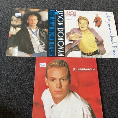 Jason Donovan: Ten Good Reasons 1989 PWL Vinyl LP Album + 2 Bonus 12” Singles