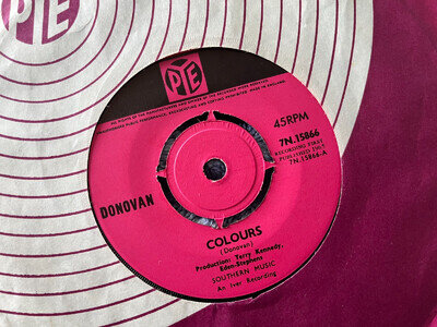 Donovan - Colours / To Sing For You - 7N.15866 - 1965 - Vinyl Ex - Plays Great