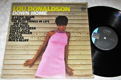 LOU DONALDSON Down Home VINYL Lp Cool 60's Jazz Saxophone Mod Sunset Records Ex