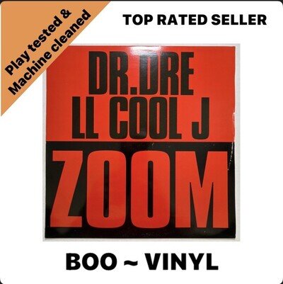 Dr. Dre & LL Cool J - Zoom (12", Single) Hip Hop Vinyl EX / EX
