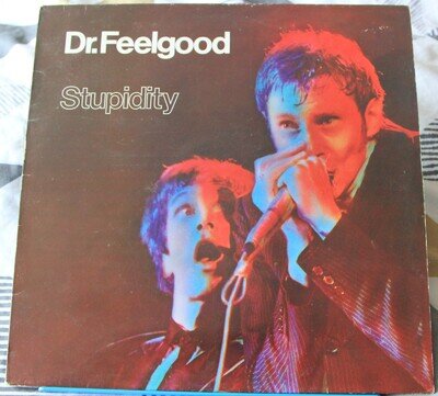 EX UK LIBERTY LP DR FEELGOOD STUPIDITY PUB ROCK NEW WAVE POP