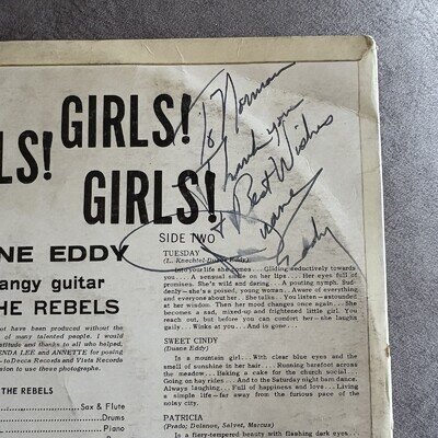 Duane Eddy – Girls! Girls! Girls! -Org UK London LP-HA-W 2373 SIGNED! TEST PRESS