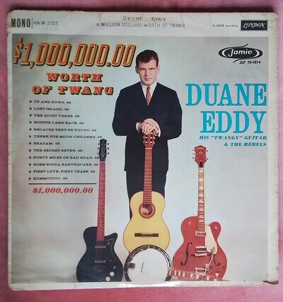 DUANE EDDY- VINYL LP - 1,000,000,00 WORTH OF TWANG - LONDON - 1960
