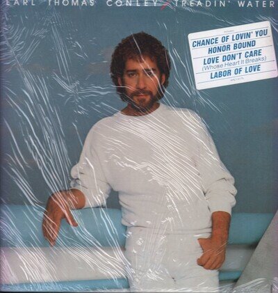 Earl Thomas Conley Treadin' Water LP vinyl USA Rca 1984 brand new sealed has