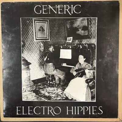 Generic / Electro Hippies -Play Loud Or Not At All -OG UK Flat Earth LP + Insert