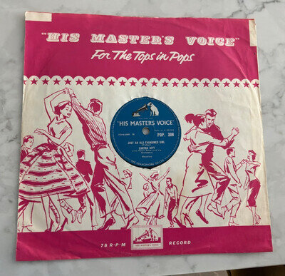 EARTHA KITT - HMV POP 309 - 78 - JUST AN OLD FASHIONED GIRL - Excellent Copy