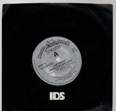EARTHA KITT - WHERE IS MY MAN? (1983 7" vinyl single)