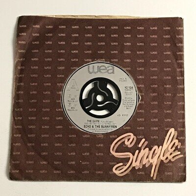 Echo & The Bunnymen - The Game 7" Vinyl Record - YZ 134 VG+