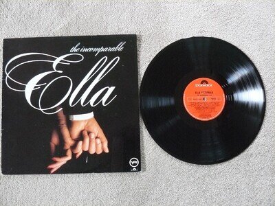 ELLA FITZGERALD - THE INCOMPARABLE ELLA - POLYDOR POLTV 9 - STEREO 1980 LP - EX