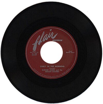 ELMORE JAMES & BROOM DUSTERS "EARLY IN THE MORNING c/w HAWAIIAN....." 1958 BLUES