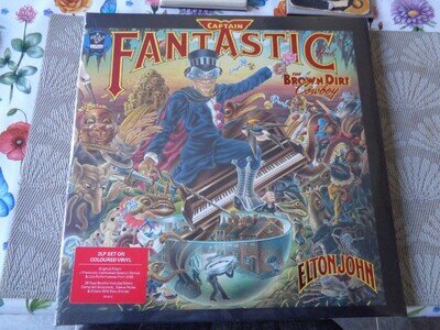 Elton John Captain Fantastic &The brown Dirt Cowboy 50th Anniversary 2LP
