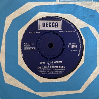 Born to be wanted Engelbert Humperdinck 7”