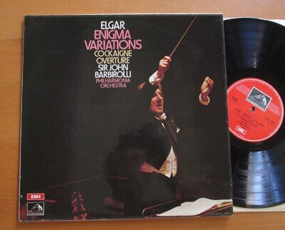 ASD 548 Elgar Enigma Variations Barbirolli Philharmonia 1963 EMI Stereo B/W