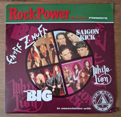 RockPower Presents White Lion/Enuff Z'Nuff/Mr Big/Saigon Kick EP 7"(Play Tested)