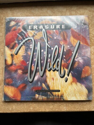 Erasure Wild! Vinyl LP Record (1989, Mute, Stumm 75)