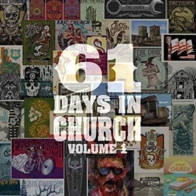ERIC CHURCH: 61 DAYS IN CHURCH VOL 1 - LP vinyl *BRAND NEW*