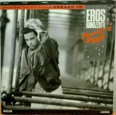 Eros Ramazzotti Nuovi Eroi Carrere Vinyl LP NEAR MINT