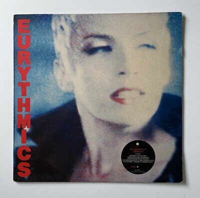Eurythmics - Be Yourself Tonight Vinyl LP Record 1985 Lyricsheet VG+/VG