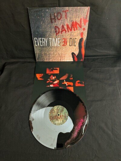 Every Time I Die – Hot Damn! Vinyl Record – Red/Black/Silver Smash Colored