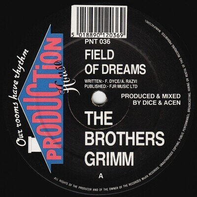 The Brothers Grimm - Field Of Dreams/Exodus - Production House 12" Vinyl (1992)