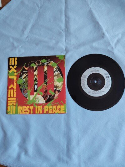 EXTREME "REST IN PEACE" 1992 7" VINYL SINGLE IN A PICTURE SLEEVE