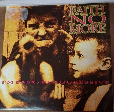 Faith No More – I'm Easy / Be Aggressive - Ltd Edition Red Vinyl 7" P/S 1992