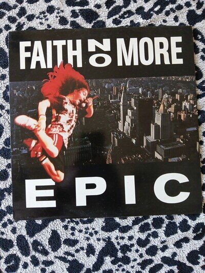 FAITH NO MORE - Epic - 12"EP UK 1990 - EX/G - SEE PICS