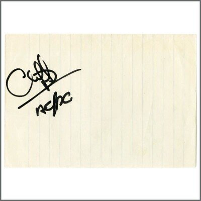 AC/DC Cliff Williams Late 1970s Autograph (Sweden)