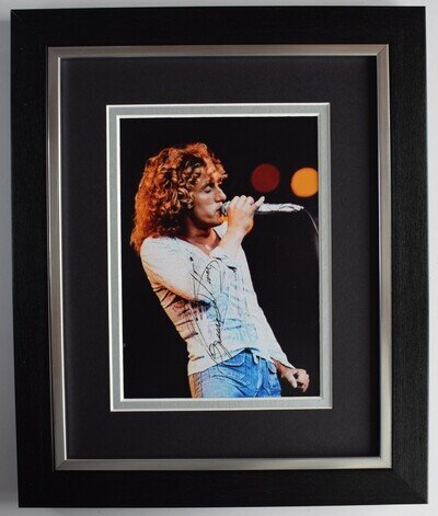 Roger Daltrey Signed 10x8 Framed Autograph Photo Display The Who Music AFTAL COA