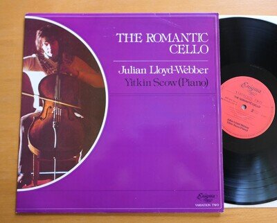 K 23524 Julian Lloyd Webber The Romantic Cello Yitkin Seow Enigma Stereo LP