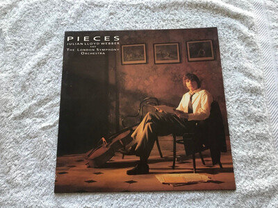 JULIAN LLOYD WEBBER AND THE LSO ~ PIECES 1985 VINYL LP RECORD PRO LP 6 A2-B1