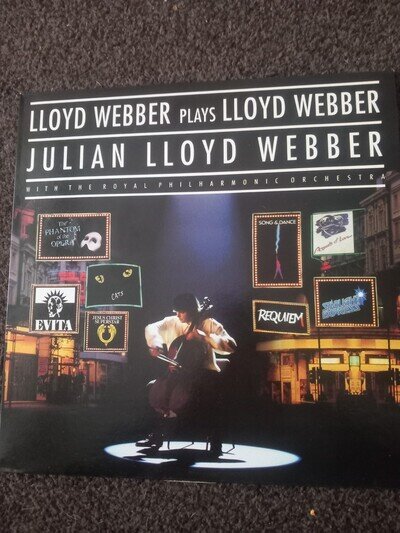Julian Lloyd Webber - Lloyd Webber Plays Lloyd Webber - 12" LP Record EX/EX