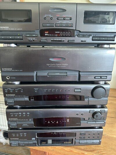 Pioneer M J300 HiFi Stack System Vintage