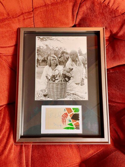 Wonderful Signed Björn Ulvaeus ABBA signature hand autograph rare original 1986
