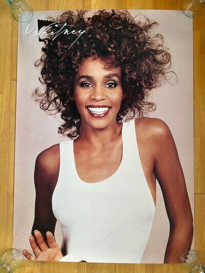 Whitney Houston / Whitney 1987 Japan Original Promo Poster B1 JIS 28x40in